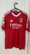2024-25 Benfica Angel Do Maria Home Kit Soccer Jersey Adidas XL Authentic