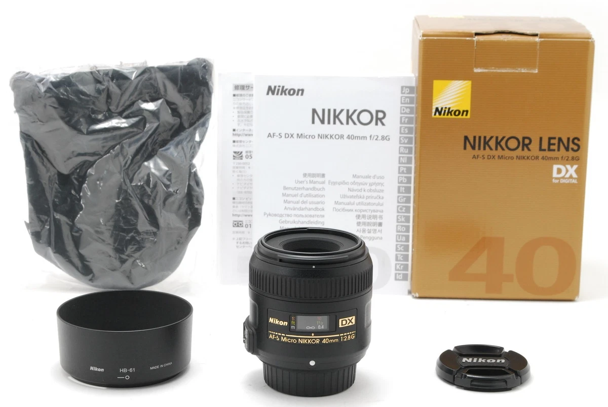 Nikon Micro NIKKOR 40mm Focal Camera Lenses for sale | eBay