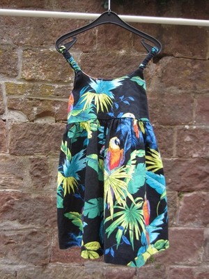 Zauberhaftes original made in Hawaii Mädchen Baumwoll Kleid 4T size Größe 98/104