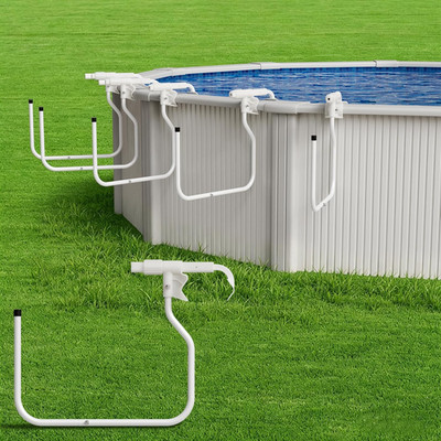 5 Packs Solar Cover Holder for above Ground Pool(Top Rail 1.57-5.5 In), Adjustab