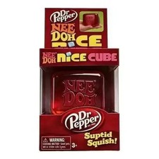 Schylling NeeDoh Nice Cube Squishy Stress Relief Fidget Toy Red