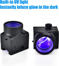 Gel Blaster UV LED Light Hopper Attachment for Glow In Dark Gellets Orbies