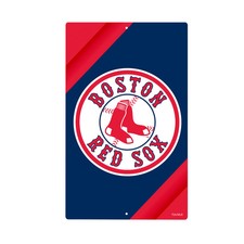 Boston Red Sox Logo Sign USA Metal Wall Sign, 7.5" x 11.5"