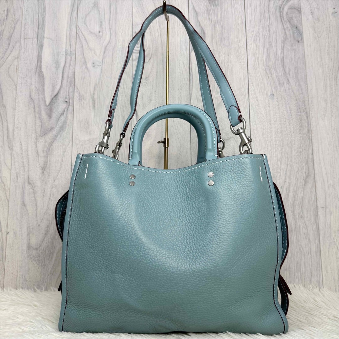 Coach 1941 Glovetanned Pebble Leather Rogue 30 Peony 38124 for