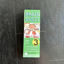 Brain Quest Grade 3-4th Edition 1,000 Questions and Answers Ages 8-9 NEW SEALED