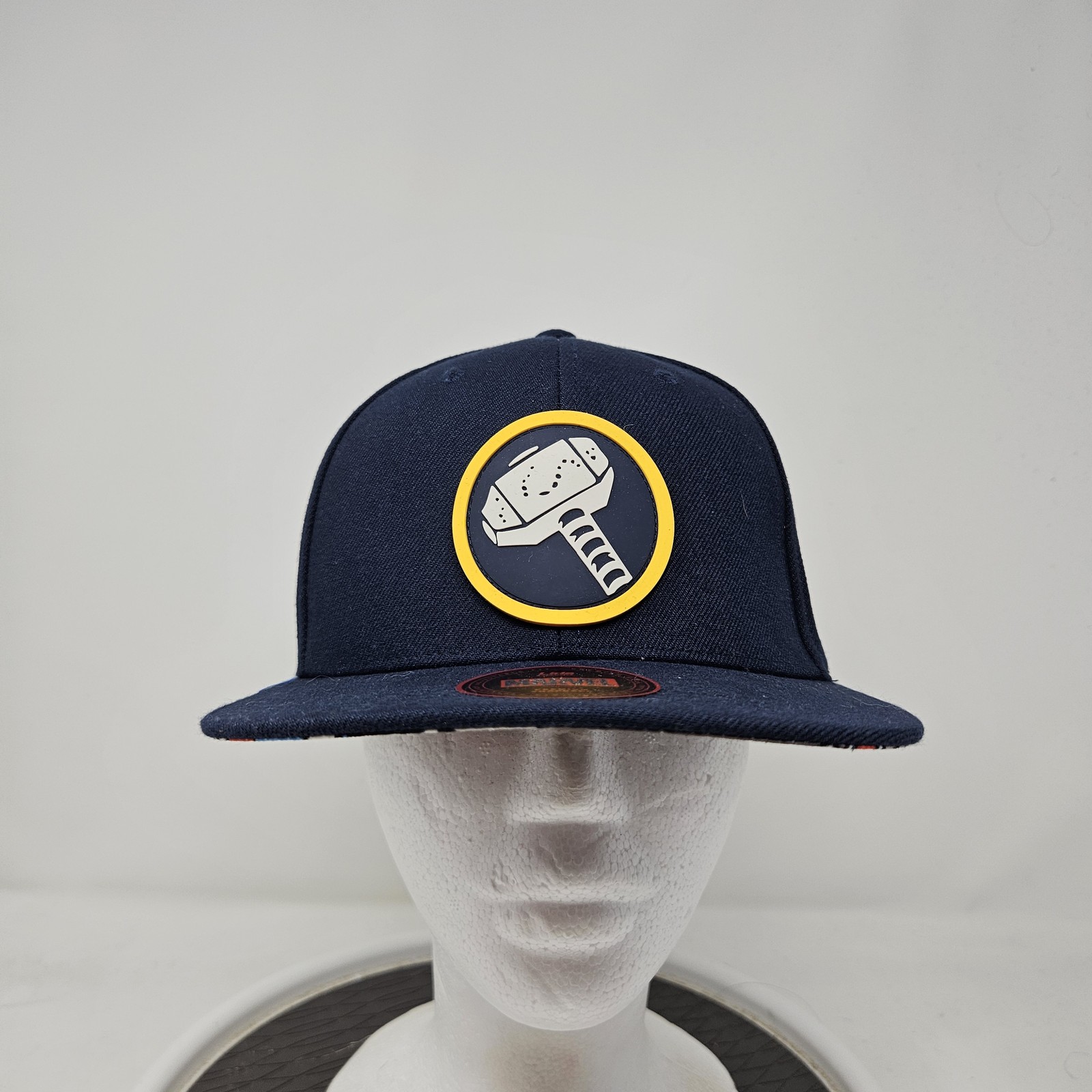 Marvel Hat Cap Snap Back Thor Hammer Patch Comic … - image 1