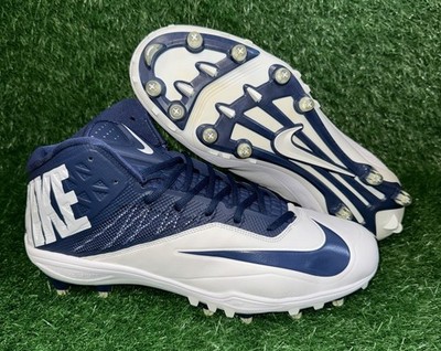 Nike Zoom Code Elite 2014 3/4 TD Football Cleats Navy Blue Size 14.5 603368 New