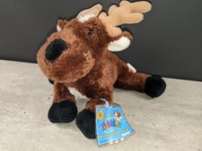 NWT Ganz WEBKINZ REINDEER Plush Stuffie 8" SEALED CODE HM137 Brown/Tan