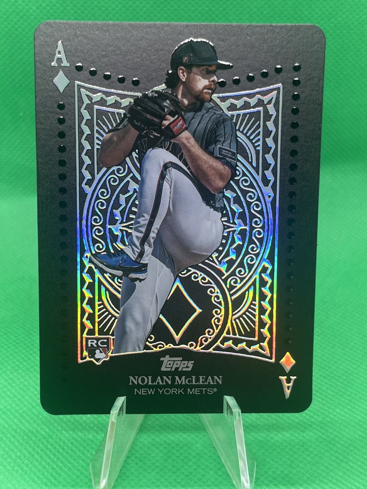 Nolan McLean 2026 Topps Series 1 All Aces SSP Case Hit AA-6 New York Mets Rookie