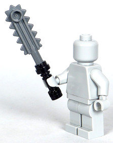 LEGO Weapons - 12 Chainswords, Dark Bluish Gray And Black, Chainsaw Swords (NEW)