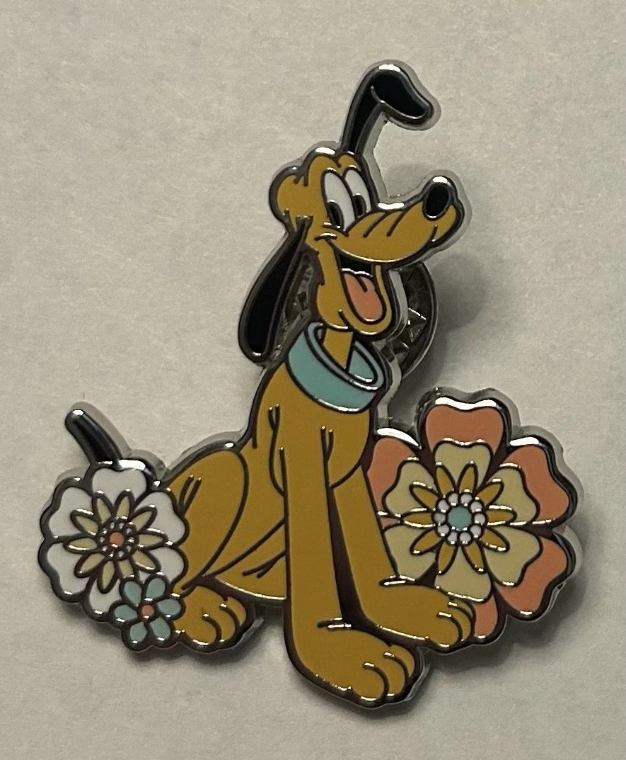 Disney Loungefly - Pluto - Disney Cats and Dogs Floral Set - Mystery Pin