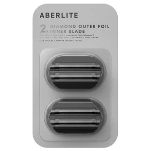 Touch 2 Foil Head Shaver Replacement Inner Blade + Outer Foil Set (Black DLC ...