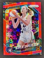 2025 Panini WNBA Prizm KARLIE SAMUELSON Red Pandora /199 #102 Minnesota Lynx