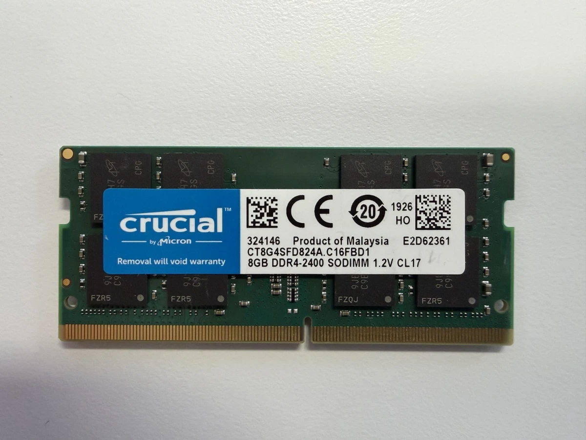Crucial 16GB DDR4-2400 SODIMM non-ECC CT16G4S24AM Memory for Mac 649528783325