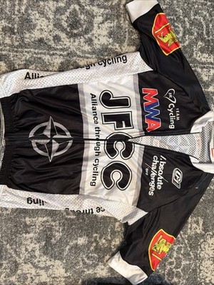 Alliance Cycling Jersey Medium 5 Bicycling Shirt Zip Up  