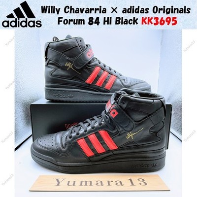 Willy Chavarria × adidas Originals Forum 84 Hi Black KK3695 Men's Size