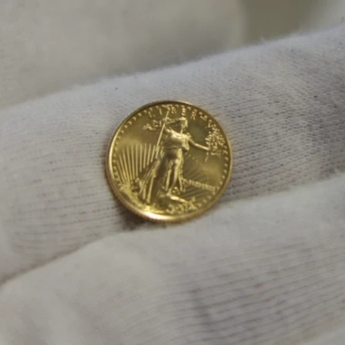 1991 US  Gold Eagle 1/10 oz $5 Nice Coin Unc