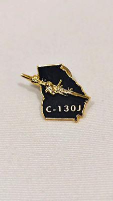 LOCKHEED MARTIN C-130J SUPER HERCULES GEORGIA PLANT LAPEL/HAT PIN - 1''