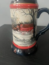 Budweiser Ceramic Beer Stein Mug