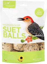 Pacific Bird  Supply Co Inc Pb-0096 1 Lb 5 Oz Woodpecker Suet Balls 6 Pack