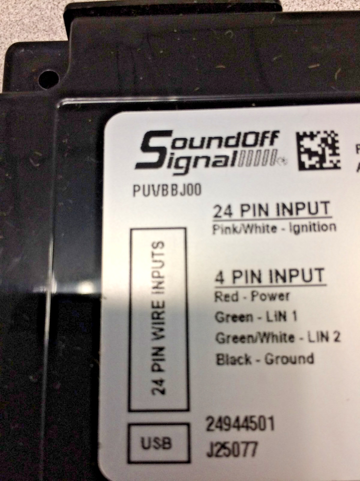 Sound Off Box Soundoff Signal External Breakout Box for Exterior Lightbar, PUVBBJ00 w ...
