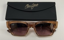 Maui Jim Kenui Light Tan Clear Polarized Rose...