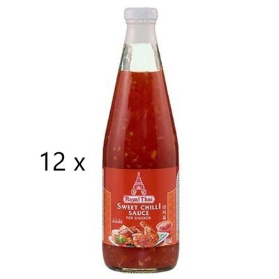 Royal Thai - Süße Chilisauce für Huhn (Sweet Chilli Sauce for Chicken) 12x700 ml