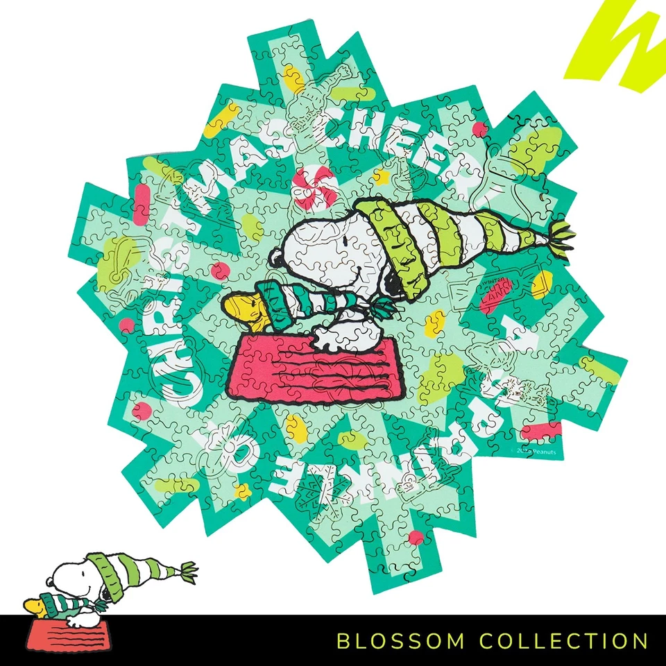 Rompecabezas de madera oficial Snoopy Christmas Cheer 200 piezas | Regalo navideño Foto 2 de 4