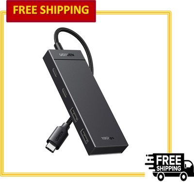 UGREEN USB-C Hub 10Gbps 4-in-1 with 2 USB-C & 2 USB-A 3.2 for Laptop & Phone