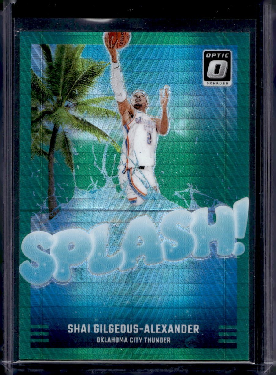2024-25 Panini Donruss Optic Splash! Victor Wembanyama Green Hyper Prizm /249