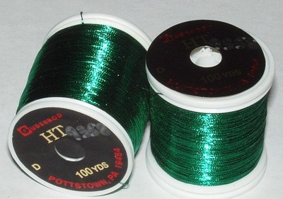 OBSOLETE GUDEBROD ROD WINDING HT METALLIC GREEN THREAD #9358 