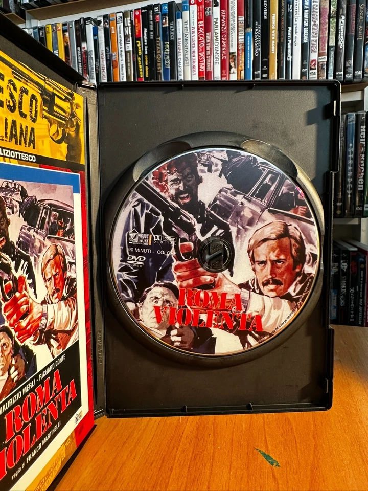 Roma violenta (1975) con Maurizio Merli di Marino Girolami DVD COME NUOVO - Immagine 3 di 3