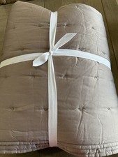 West Elm Tencel Crescent queen Quilt Mauve
