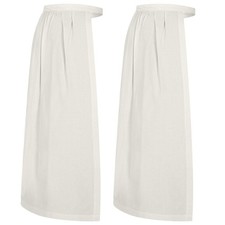 2 Pcs Renaissance Half Apron Medieval Cosplay Vintage Linen Waist Apron for W...