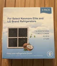 3 Pack LG LT120F ADQ73214404 Fresh Air Replacement Refrigerator Air Filter New