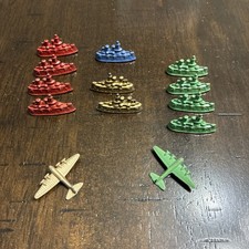 Metal Ship And Airplane Lot, Various Games
