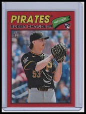 2026 Topps Heritage Bubba Chandler RC Red Border SP Rookie Pirates
