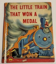 Vintage 1947 | The Little Train That Won A Medal | Darlene Geis | Wonder Books
