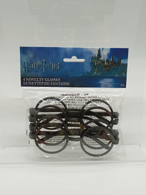 Harry Potter Brille -Nerd Brille -Fasching -Halloween -Boland -Unique - 4er Pack