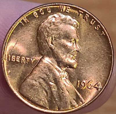 1964 Lincoln Head Memorial Penny Obverse Off Center Proof Like No Mint C-8