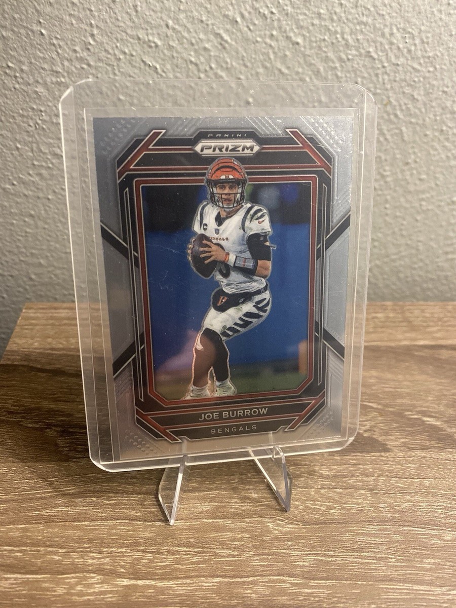 RARE Joe Burrow SILVER PRIZM REFRACTOR INVESTMENT CARD SSP PANINI BENGALS  MINT