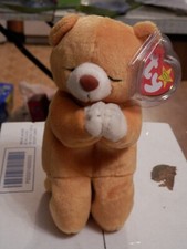 ty beanie baby hope praying bear