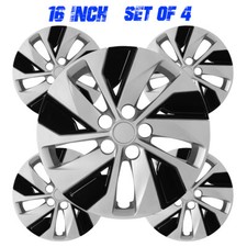 Set Of 4 For 2019-2025 Nissan Altima New 16 Wheel Covers Snap On Rim Hub Caps Set Of 4 For 2019-2025 Nissan Altima New 16 Wheel Covers Snap On Rim Hub Caps