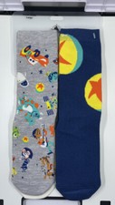 Disney Parks Youth Large Unisex World of Pixar Socks 3 pack New
