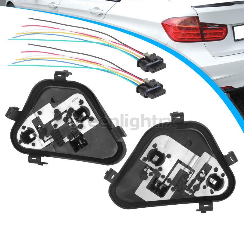 Right & Left Rear Tail Light Holder Bulb Socket Panel For BMW F30