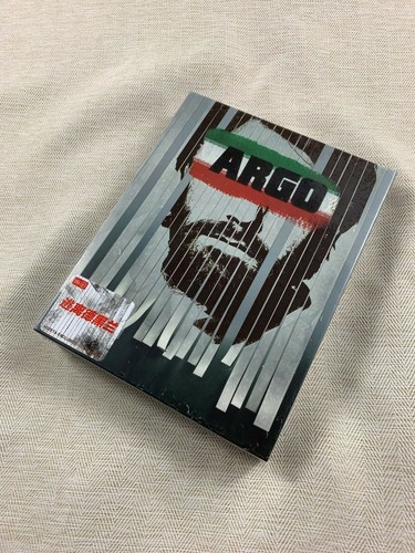 ARGO: EXTENDED CUT FULL SLIP HDZETA STEELBOOK, NEW/SEALED