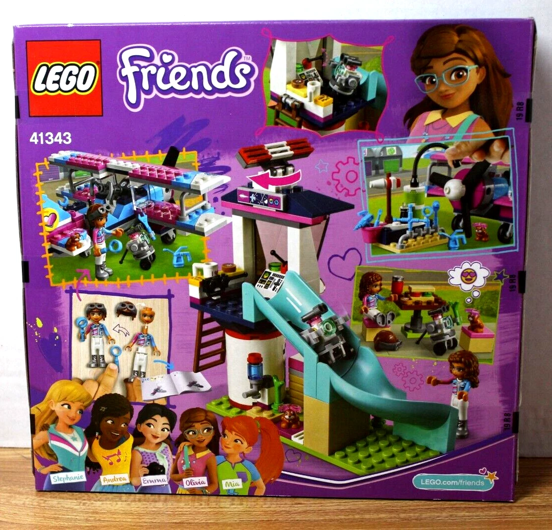 Opera ledsager Migration LEGO FRIENDS 41343 HEARTLAKE CITY AIRPLANE TOUR 323 PIECES NEW SEALED BOX!  | eBay