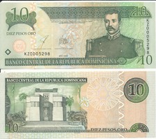 Dominican Republic / Dominikanische Repiblik - 10 Pesos 2003 UNC - Pick 168c