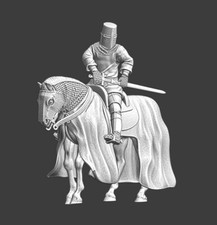 Northern Crusades Miniature Medieval Crusader Order Mounted Knight Heavy Cavalry