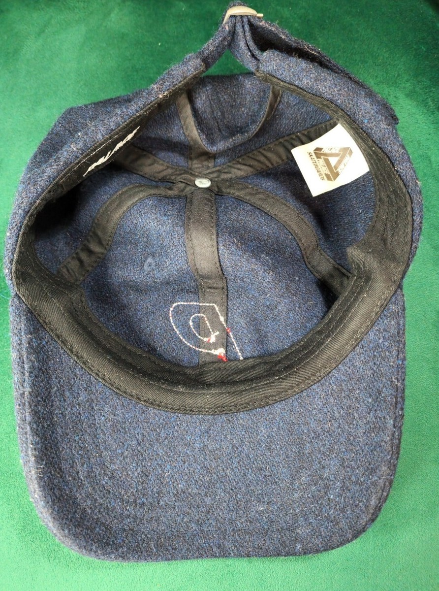 Palace P Wool 6-Panel Navy Blue Hat Palace Skateboards Adjustable Strap 100%Wool